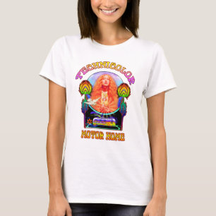 T-shirt Babydoll de dames de bande de camping-car de