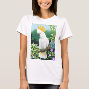 T-shirt Babydoll de dames de cacatoès de Citron