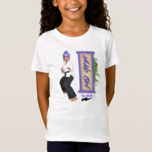 T-Shirt Babydoll T de "fille d'Aikido" de Scolletta