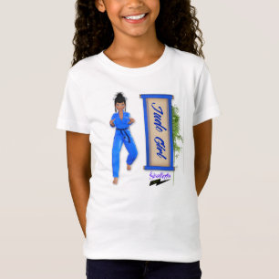 T-Shirt Babydoll T de "fille de judo" de Scolletta
