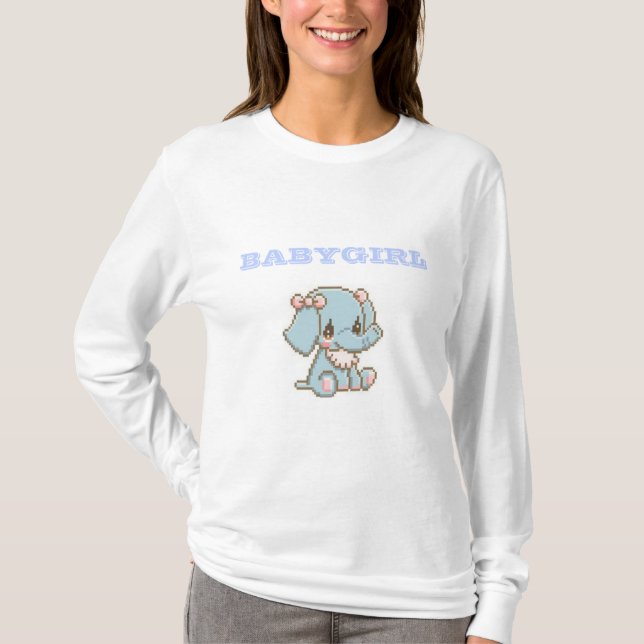 T-shirt Babygirl Longsleeve (Devant)