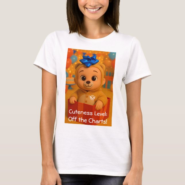 T-shirt babyJoy Series 4 #12 Cuteness Level Off The Charts (Devant)