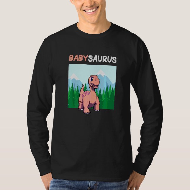 T-shirt Babysaurus Dinosaur Cute Kiddo Apatosaurus 2 (Devant)