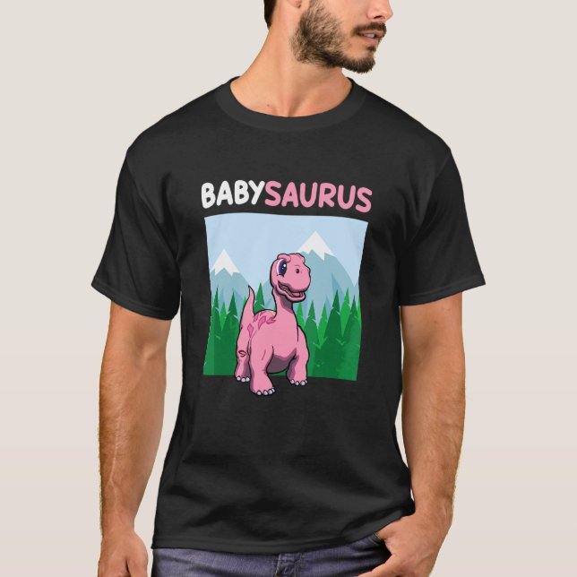T-shirt Babysaurus Dinosaur Cute Kiddo Apatosaurus 3 (Devant)