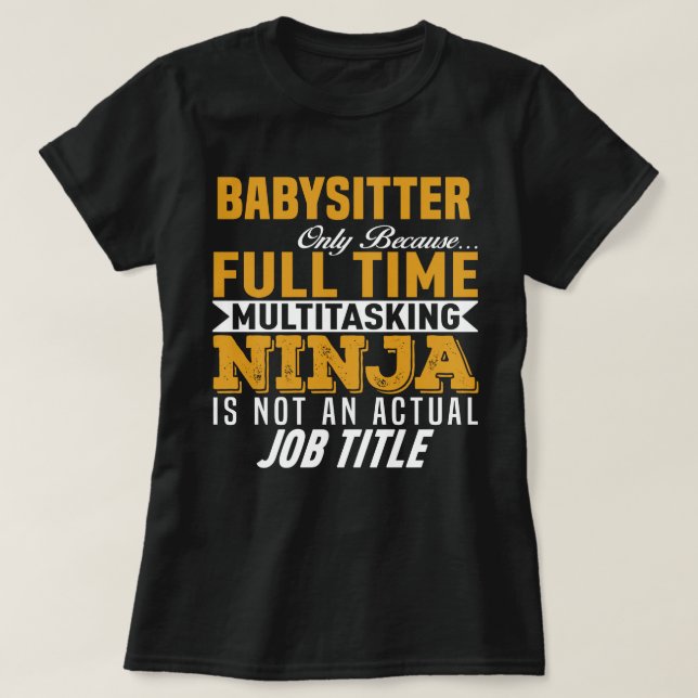 T-shirt Babysitter (Design devant)