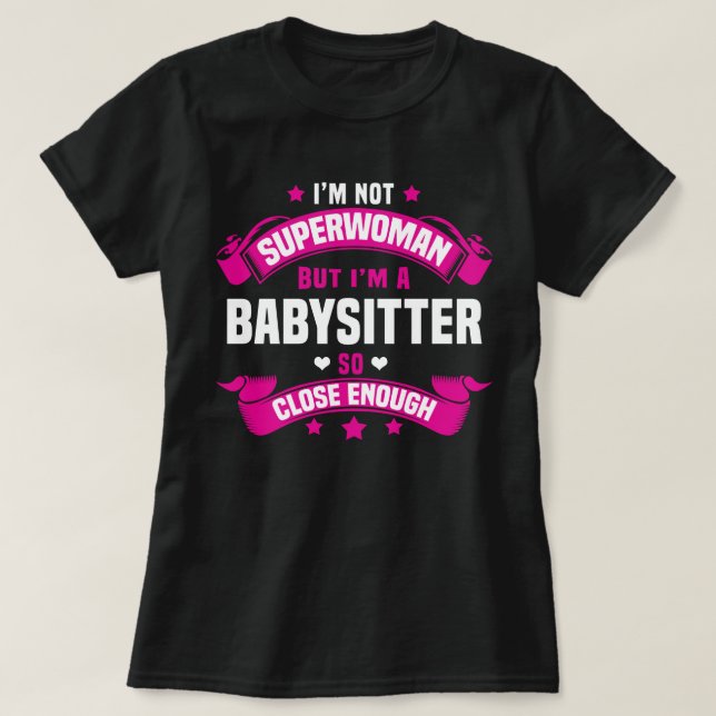 T-shirt Babysitter (Design devant)