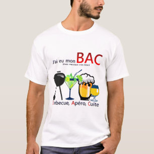 T-shirt bac barbecue apero cuite alcool humour biere mojit