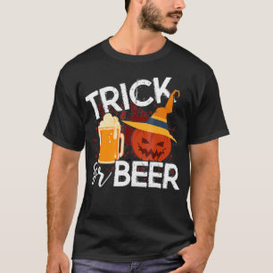 T-shirt Bac Ou Bière Drôle Halloween Boire