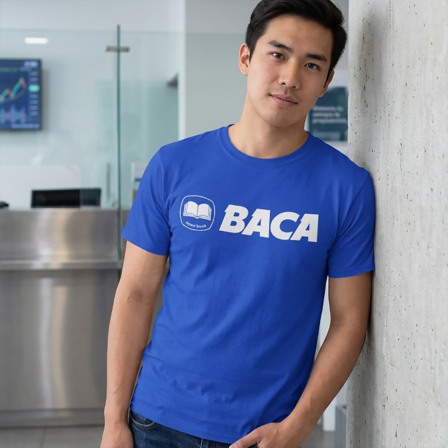 T-shirt BACA - Logo de banque de marque parodique indonési (Créateur téléchargé)