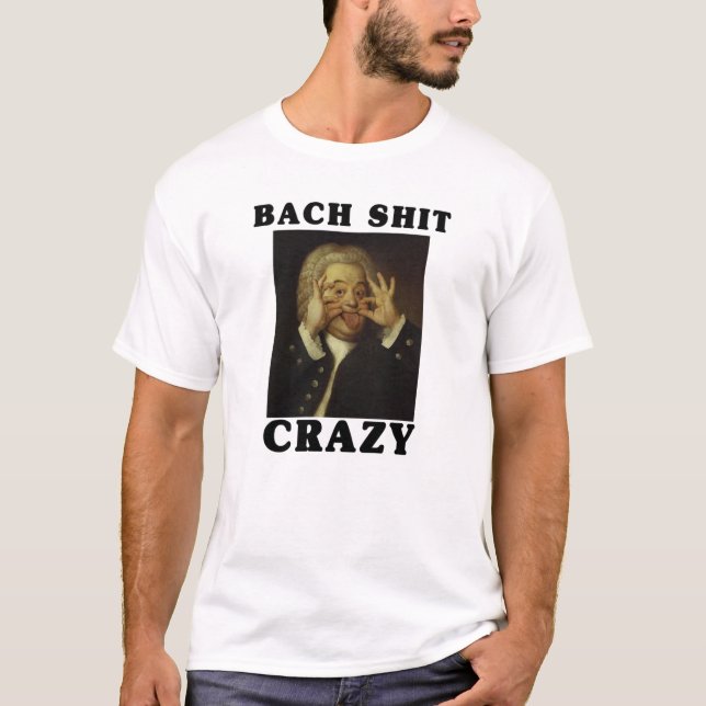T-shirt Bach Crazy (Devant)
