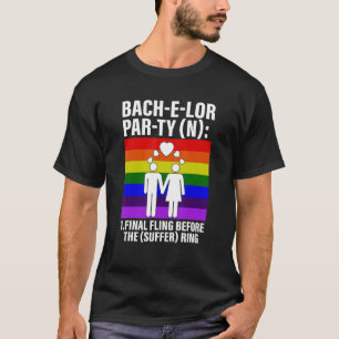 T-shirt Bach E Lor Par Ty Fling Final Avant Le Souffre Ri