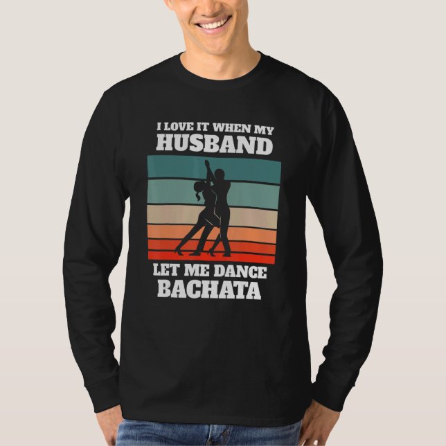 T-shirt Bachata Dance   Retro Bachata Dancing (Devant)