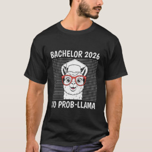 T-shirt Bachelier 2026 PAS Prob-Llama Drôle Bachelier