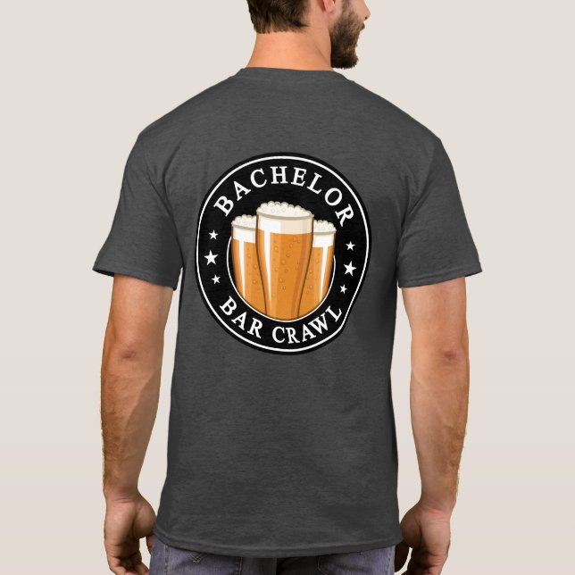 T-shirt Bachelor Bar Crawl - Cheers to Night! (Dos)