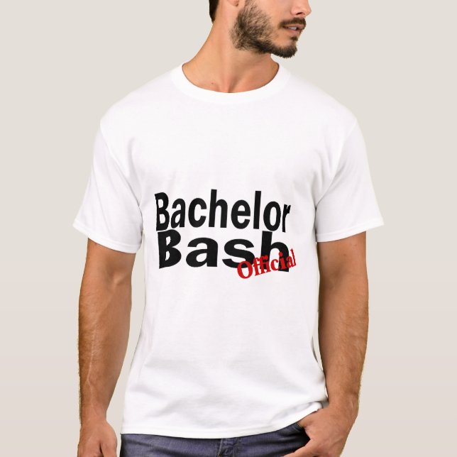 T-shirt Bachelor Bash (Officiel) (Devant)