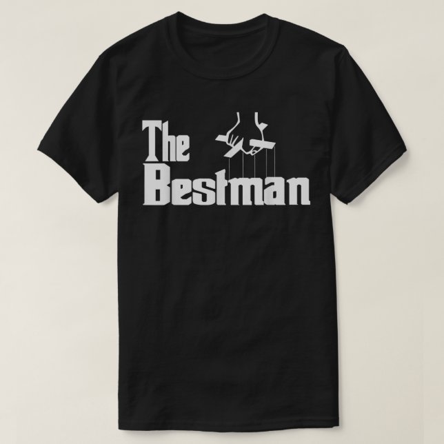 T-shirt Bachelor Party ou Mariage The Bestman Groomsmen (Design devant)