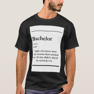 T-shirt Bachelor - Sticker de définition