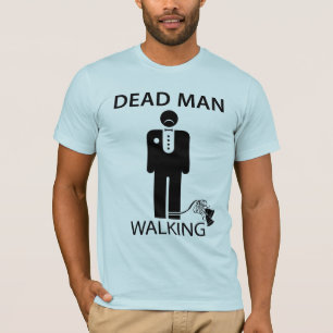 T-shirt Bachelor : Un homme mort marche America Apparel TS