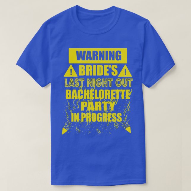 T-shirt Bachelor woman bride party night (Design devant)