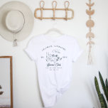 T-shirt Bachelorette Coastal Cowgirl<br><div class="desc">Les chemises de bachelorette parfaites pour toute votre fête de mariée ! Le moyen idéal pour votre équipage d'attirer toute l'attention partout où vous et vos filles allez ! Peut être customisé pour les demoiselles d'honneur, le marié, la mère de la mariée, etc. Idéal aussi pour les fêtes de célibataire...</div>