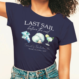 T-shirt Bachelorette de croisière personnalisée