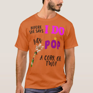 T-shirt Bachelorette de douche nuptiale mariée mariée