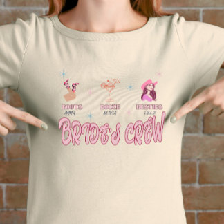 T-shirt Bachelorette de l'équipe de mariée