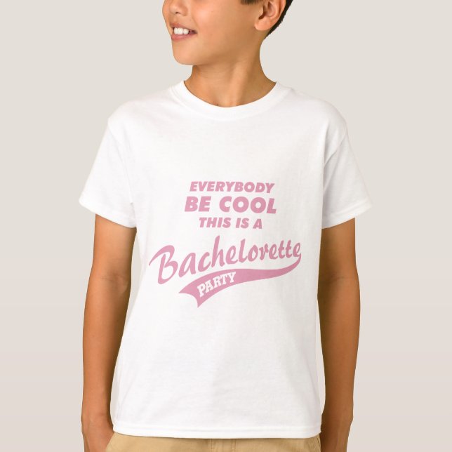 T-shirt Bachelorette - Équipe Mariée (Devant)