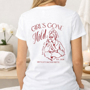 T-shirt Bachelorette Girls Gone Wild – Mariée pers