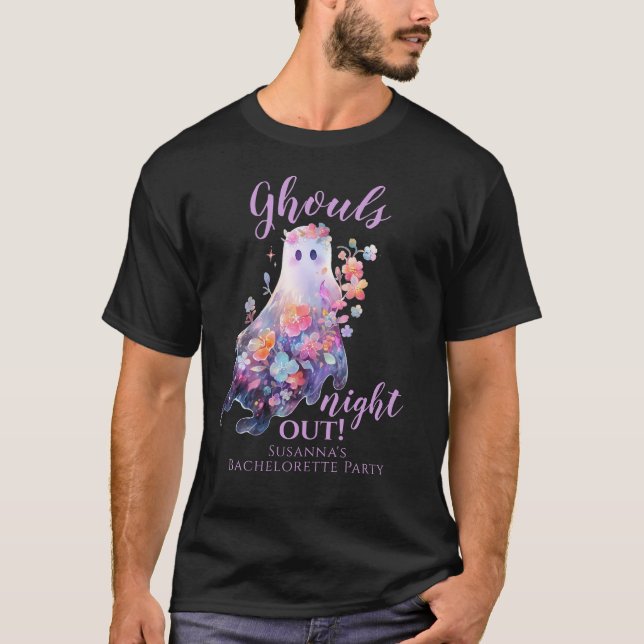 T-shirt Bachelorette Halloween Gouls Nuit Sortie (Devant)