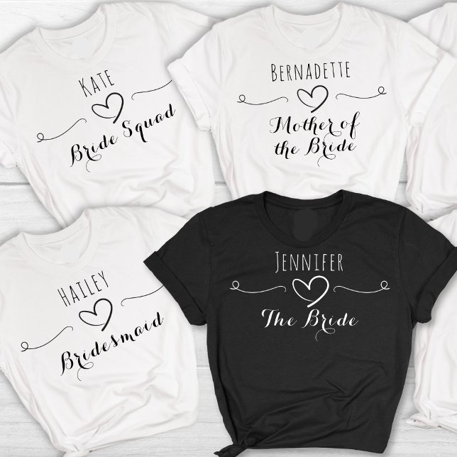 T-shirt Bachelorette Hen Bridal Nom du parti Titre Mariée (Créateur téléchargé)