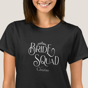 T-shirt Bachelorette Hen Party de brigade personnalisée