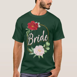 T-shirt Bachelorette Party Wedding Bridal Shower Floral Br