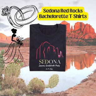 T-shirt Bachelorette Sedona Red Rocks