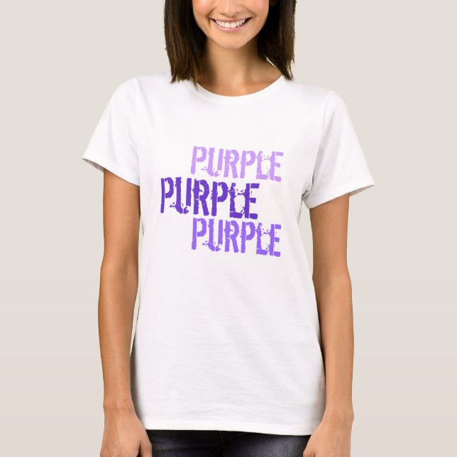 T-shirt Bachelorette violet violet (Devant)