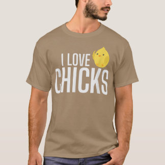 T-shirt Bachelorparty I Love Chicks