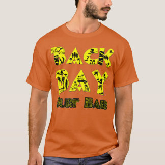 T-shirt BACK BAY Surf Bar jaune