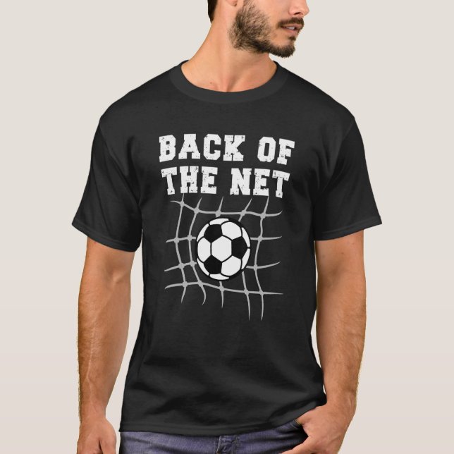 T-shirt Back of the Net Hommes Femmes garçons ou filles Fo (Devant)
