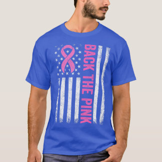 T-shirt Back the Pink Breast Cancer Awareness Flag Toddler