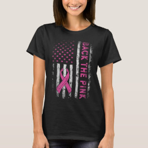 T-shirt Back the Pink Breast Cancer Awareness Flag Toddler