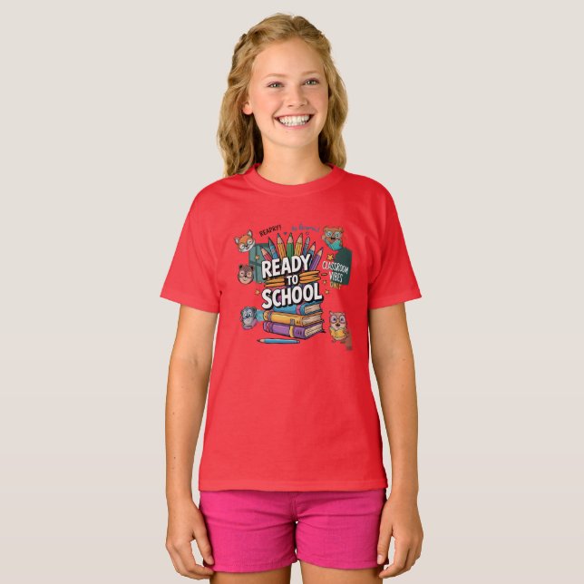 T-shirt Back to school (Devant entier)
