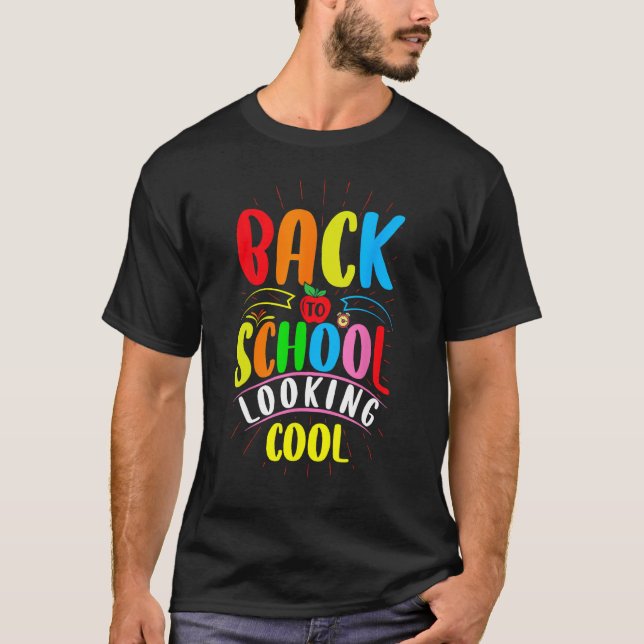 T-shirt Back To School 1st First Day Back To School (Devant)
