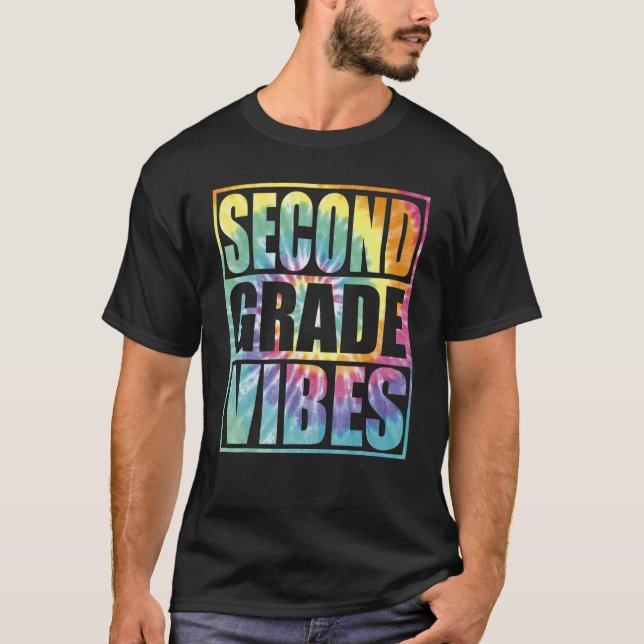 T-shirt Back To School 2nd Grade Vibes Second Grade Teache (Devant)