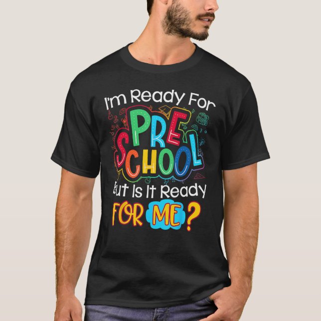 T-shirt Back To School I m Ready To Crush Preschool Teache (Devant)