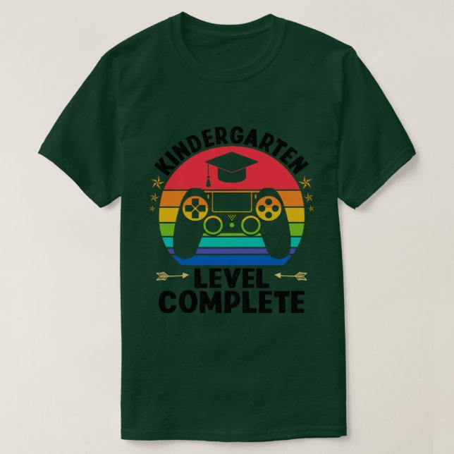 T-shirt Back to school-kindergarten level complete  (Design devant)