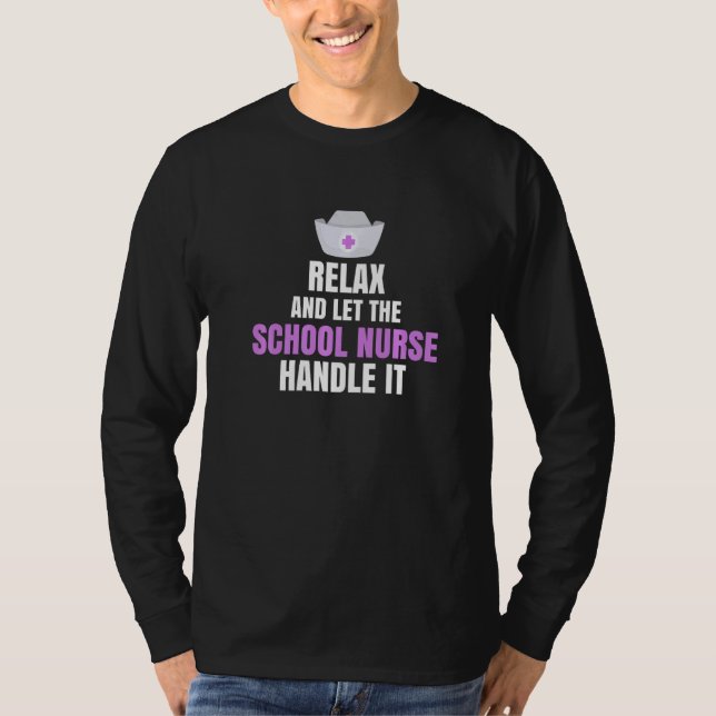 T-shirt Back to School nurse Quote for a School nurse  (Devant)