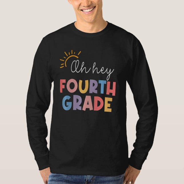 T-shirt Back To School Oh Hey Fourth Grade 4th Grade Stude (Devant)