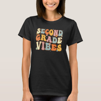 T-shirt Back To School Second Grade Vibes Student Teacher