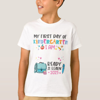 T-shirt Back to School Shirt for Kids - Kindergarten