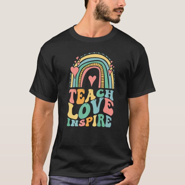 T-shirt Back to School Teacher Appreciation Inspirational  (Devant)